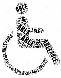 tag-word-cloud-disability-related-shape-human-wheelchair-34905213