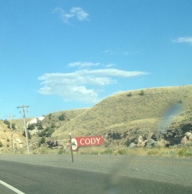 Cody Wyoming sign